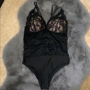 Sexy black bodysuit